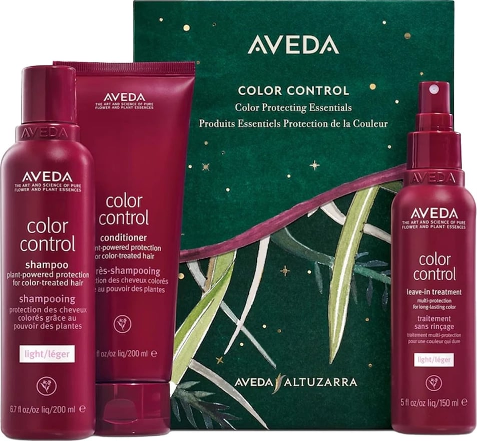 Set për flokë të ngjyrosura Aveda Color Control Light për femra, 200ml + 200ml + 150ml