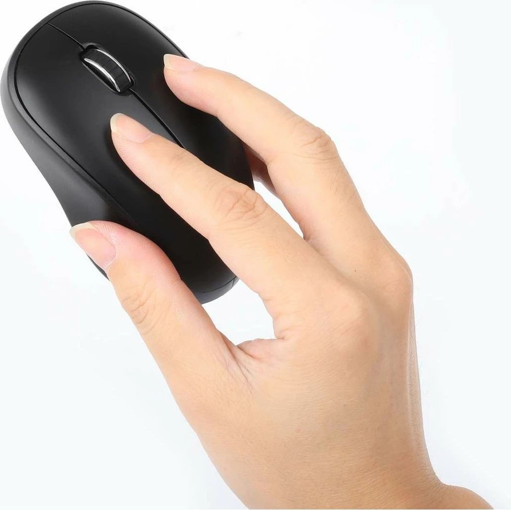 Set tastierë dhe maus MANHATTAN MWK7350, wireless, e zezë