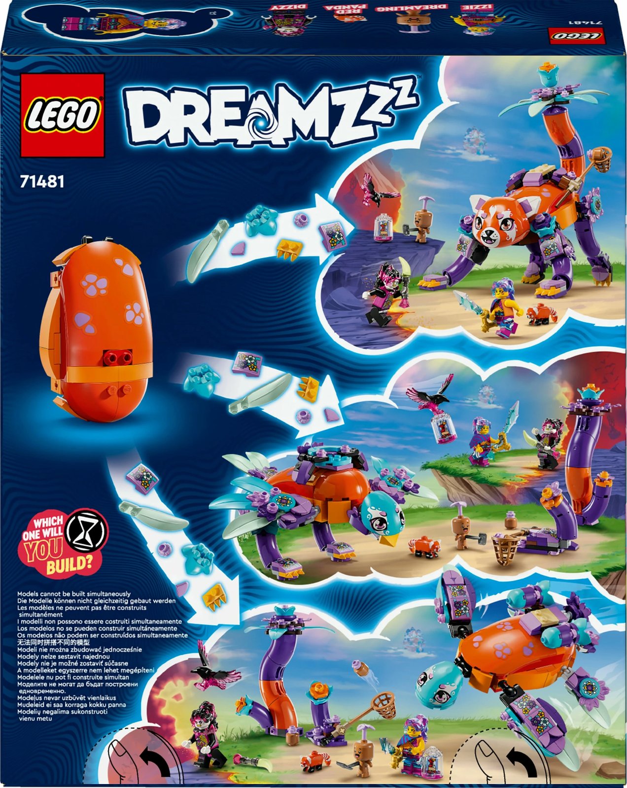 Set ndërtimi LEGO DREAMZzz 71481 Izzies Traumtiere, 328 pjesë, shumëngjyrësh