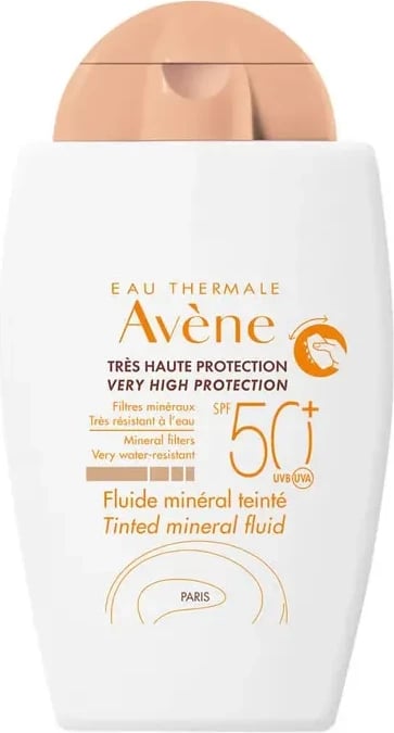 Krem mbrojtës nga dielli Avène Sol Fluid Mineral Color SPF50+, 40ml