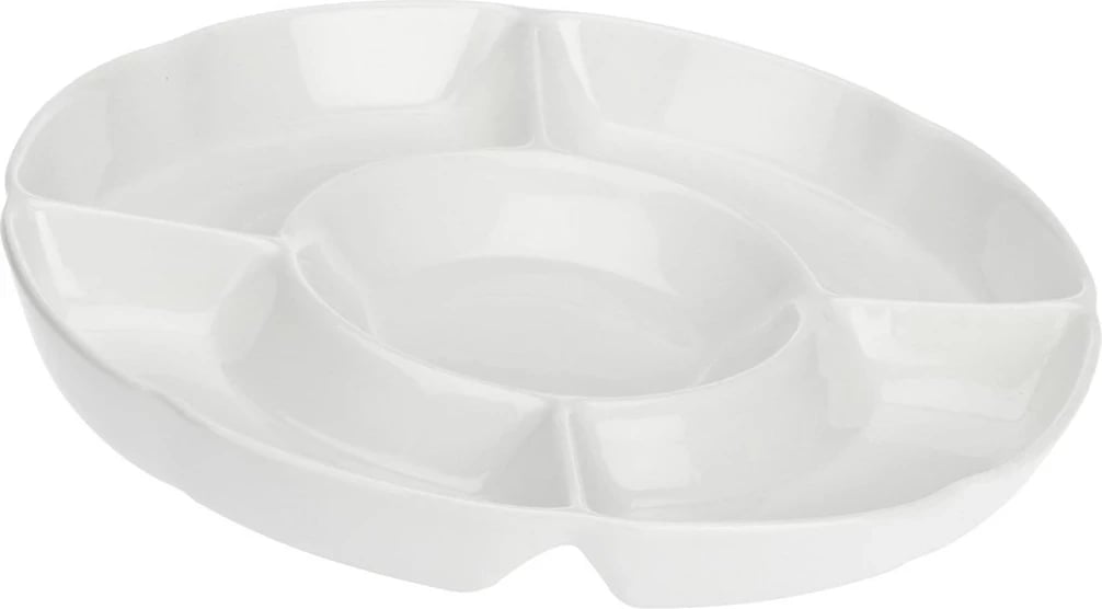 Tabaka për meze LA PORCELLANA BIANCA, e bardhë, 31.5 cm