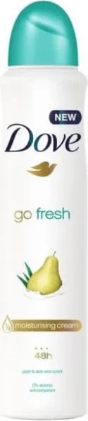 Deodorant spray Dove Go Fresh Dardhë dhe Aloe Vera 250ml