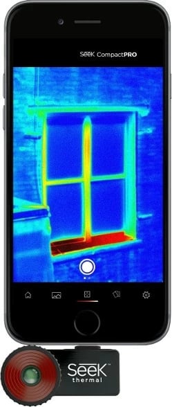 Kamerë termike Seek Thermal Pro FF për iOS, 320x240, 9 paleta, Lightning