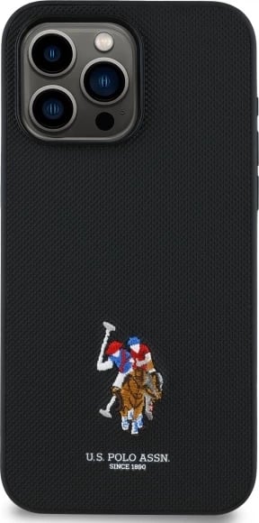 Mbështjellës U.S. Polo Assn. USHCP15XPEMK për iPhone 15 Pro Max 6.7", i zi