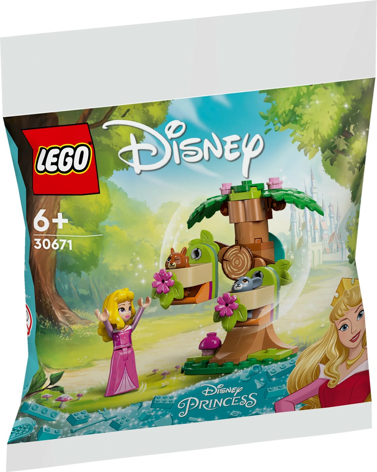 Set ndërtimi LEGO Disney Princess 30671 Auroras Waldspielplatz, shumëngjyrësh