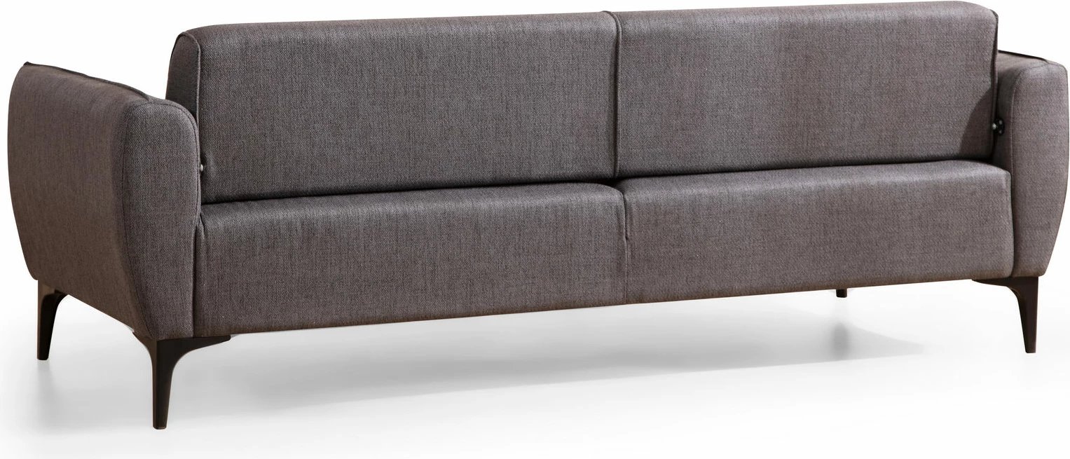 Divan treshe, ngjyrë gri e errët, Atelier del Sofa, Belissimo