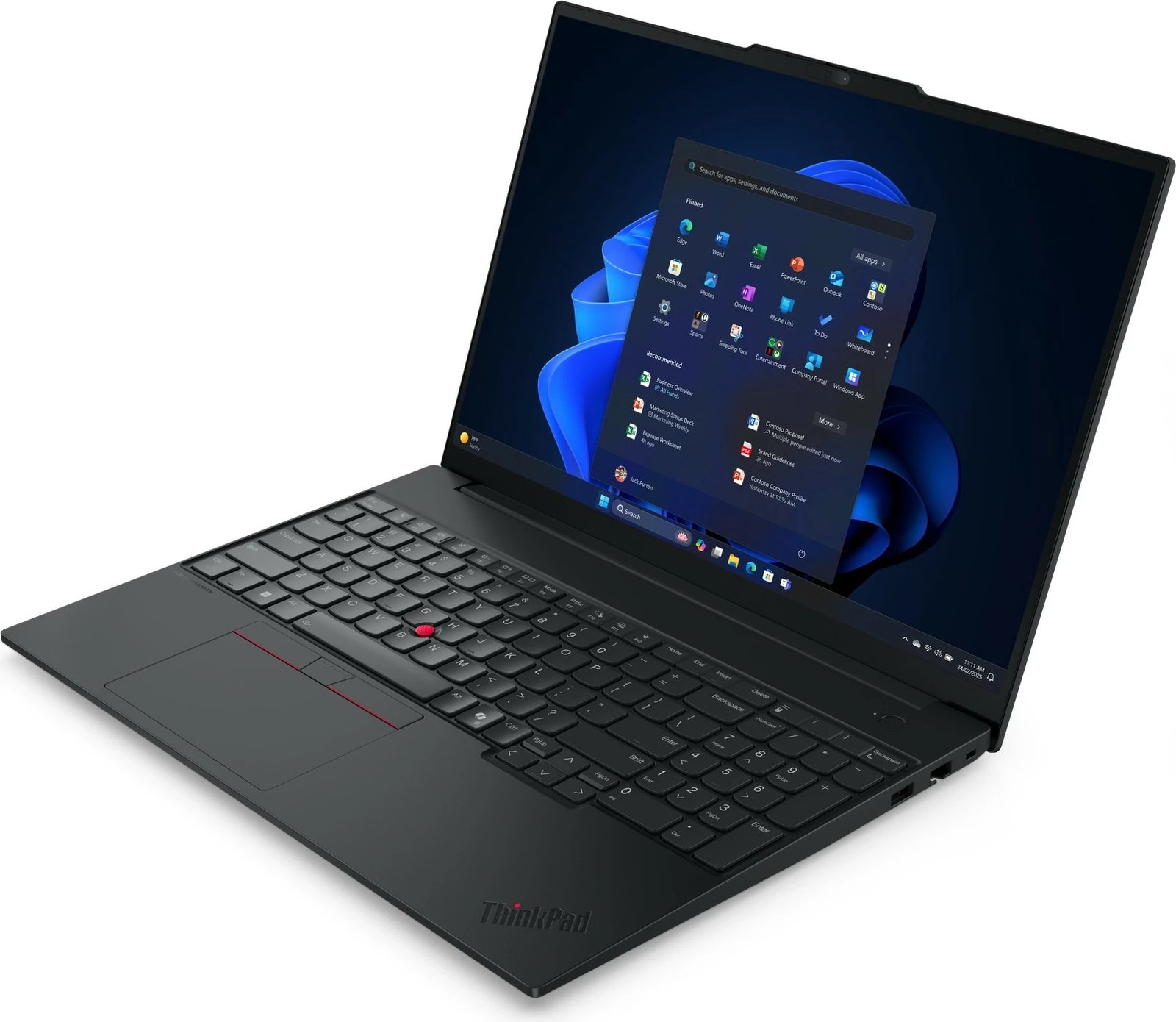 Kompjuter Lenovo ThinkPad E16 G3, Ultra7 255H, 16GB/512GB, 16 inç, e zezë