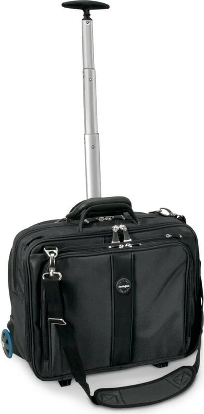 Çantë laptopi Kensington Contour 17 inç, me rrota, e zezë