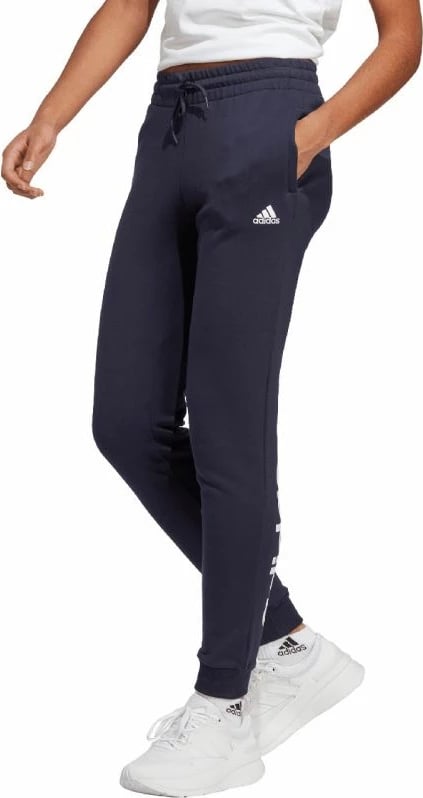 Pantallona sportive për femra adidas, blu marine