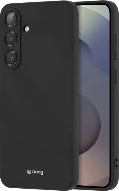 Mbështjellës Crong Color Cover për Samsung Galaxy S25, i zi