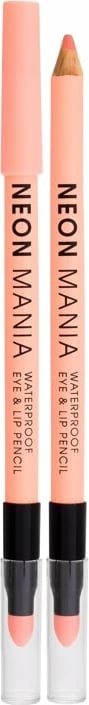 Laps për sy dhe buzë Dermacol Neon Mania për femra portokalli 1,1g