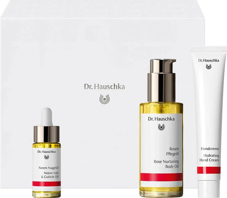 Set për kujdes trupit dhe thonjve Dr. Hauschka Beautiful Body për femra, 3 produkte