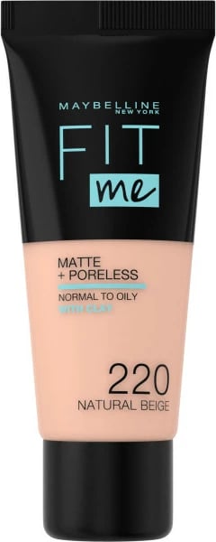 Fondatinë për femra Maybelline Fit Me Matte & Poreless 220 Natural Beige 30ml