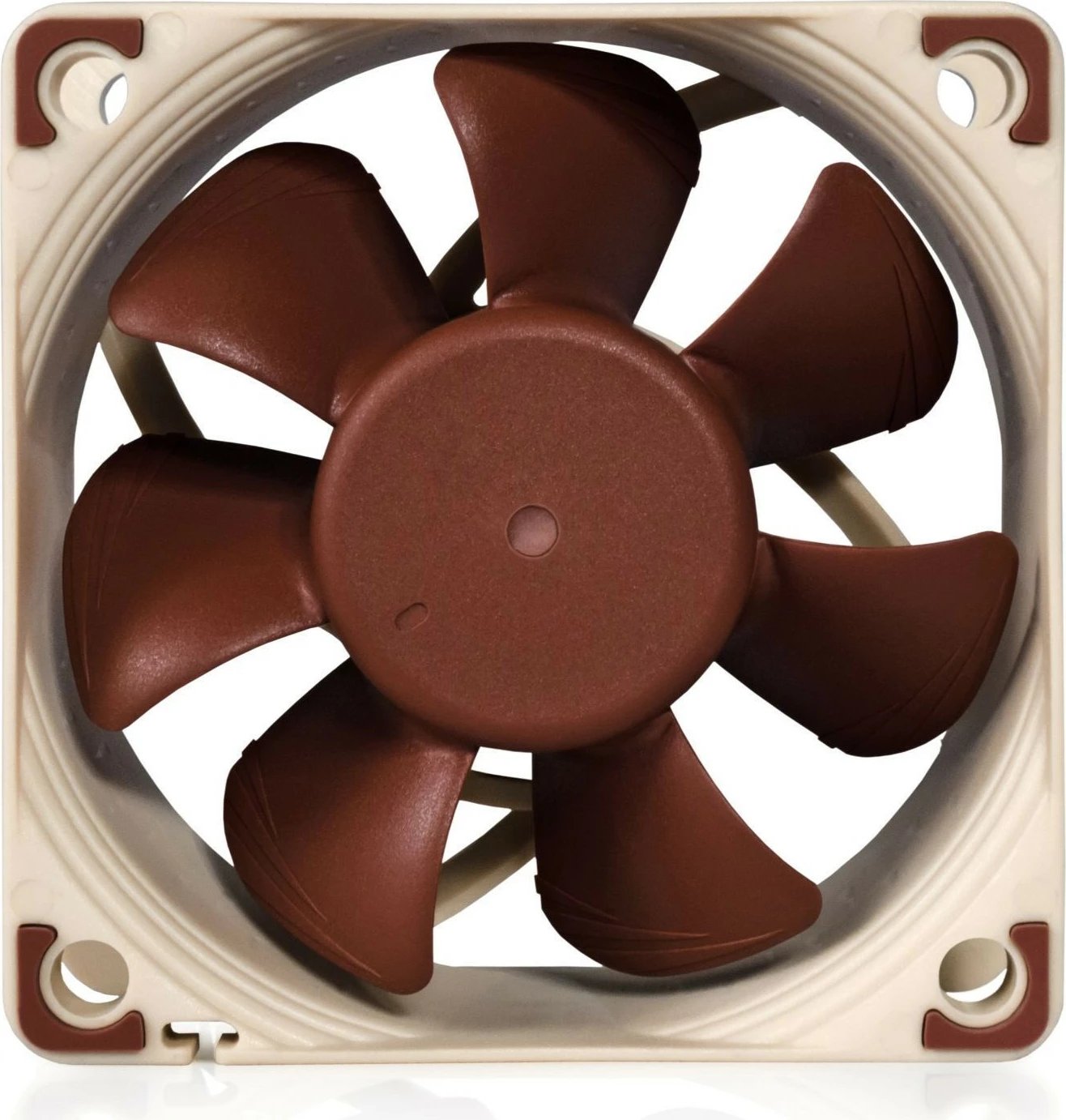 Ventilator kase NOCTUA NF-A6x25 PWM 60x60x25 kafe
