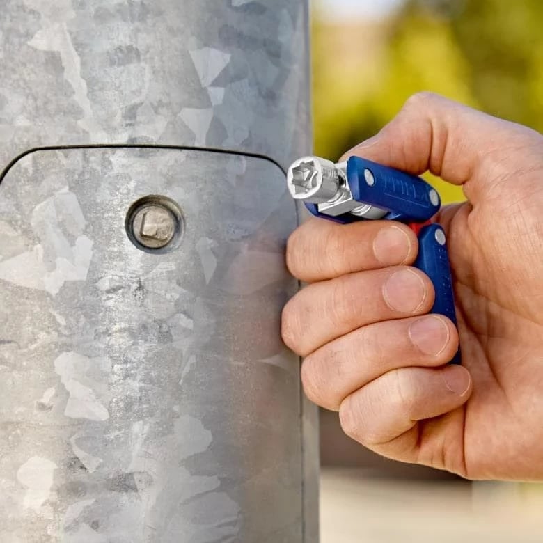Çelës Knipex DoubleJoint, i zi, blu dhe kuq