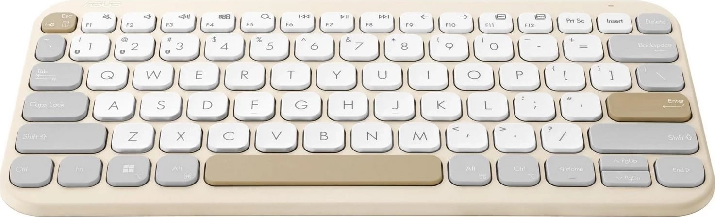 Tastierë Wireless Asus KW100, Bezhë