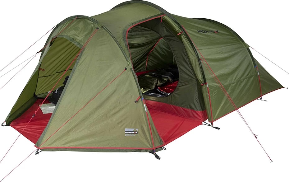 Tendë High Peak për 4 persona, e gjelbër