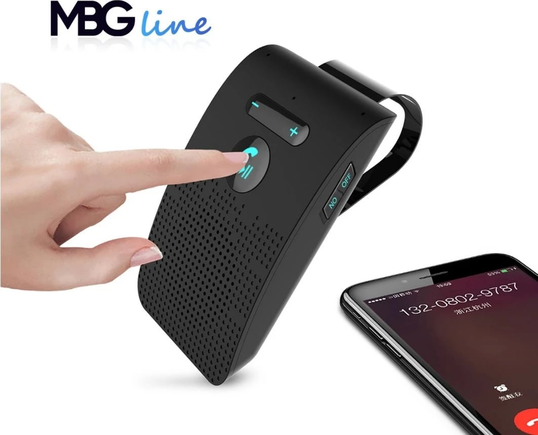 Altoparlant për veturë MBG line LINE SP09, Bluetooth 5.0, i zi