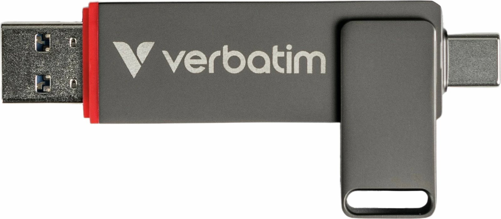 USB flash Verbatim Dual QuickStick 128GB, USB-A/USB-C, 3.2 Gen 1, gri