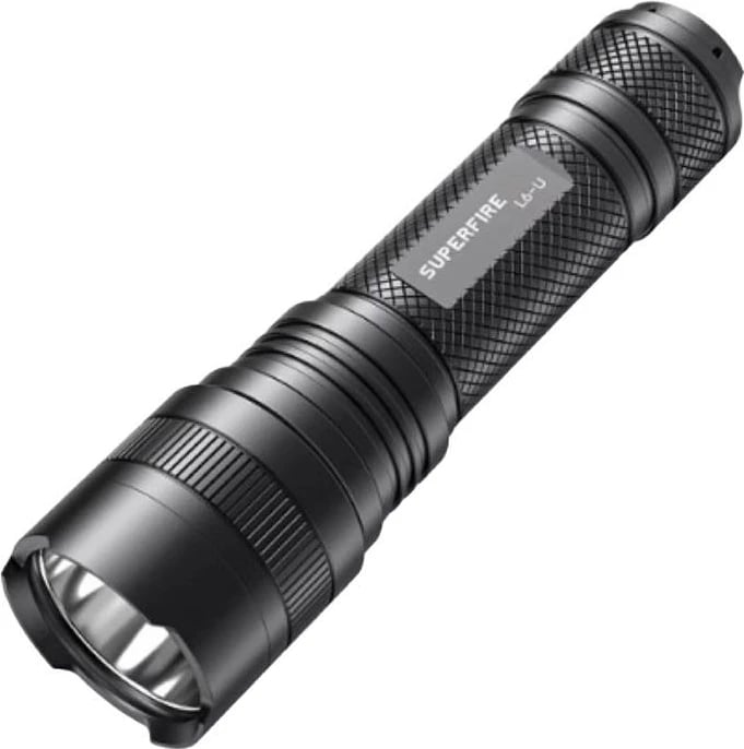 Elektrik dore Superfire L6-U, 1480lm, USB-C, i zi