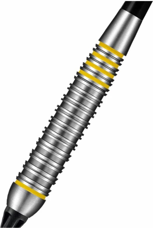 Shigjeta për Dart Harrows Chizzy Brass Softip, të zeza dhe të verdha