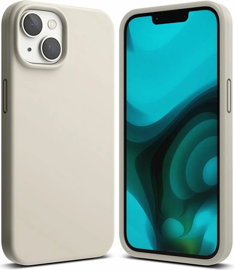 Mbështjellës Ringke për iPhone 14 Plus 6.7", silikon, gri