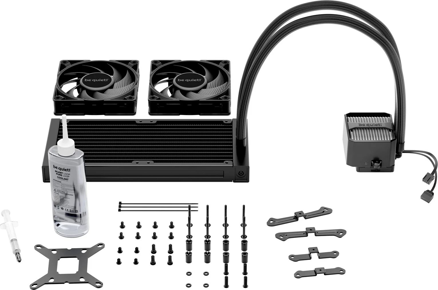 Ftohës uji BE QUIET! Silent Loop 3 240 mm, për procesor, 12 cm, i zi