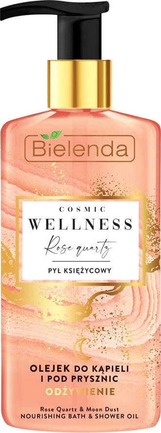 Vaj për dush dhe banjë për femra Bielenda Cosmic Wellness Rose Quartz & Moon Dust 250ml