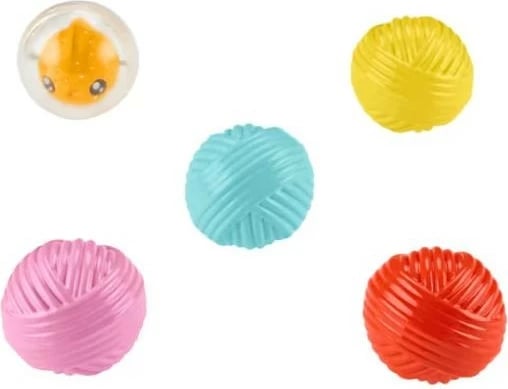 Lodër edukative Fisher Price FP Pets Cat Tower HTW92, për fëmijë, vjollcë/verdhe, 5 toptha