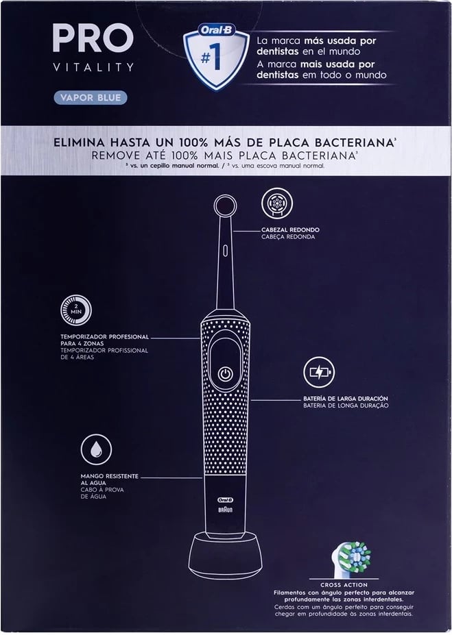 Furçë dhëmbësh elektrike Braun Oral-B Vitality Pro D103, Blu