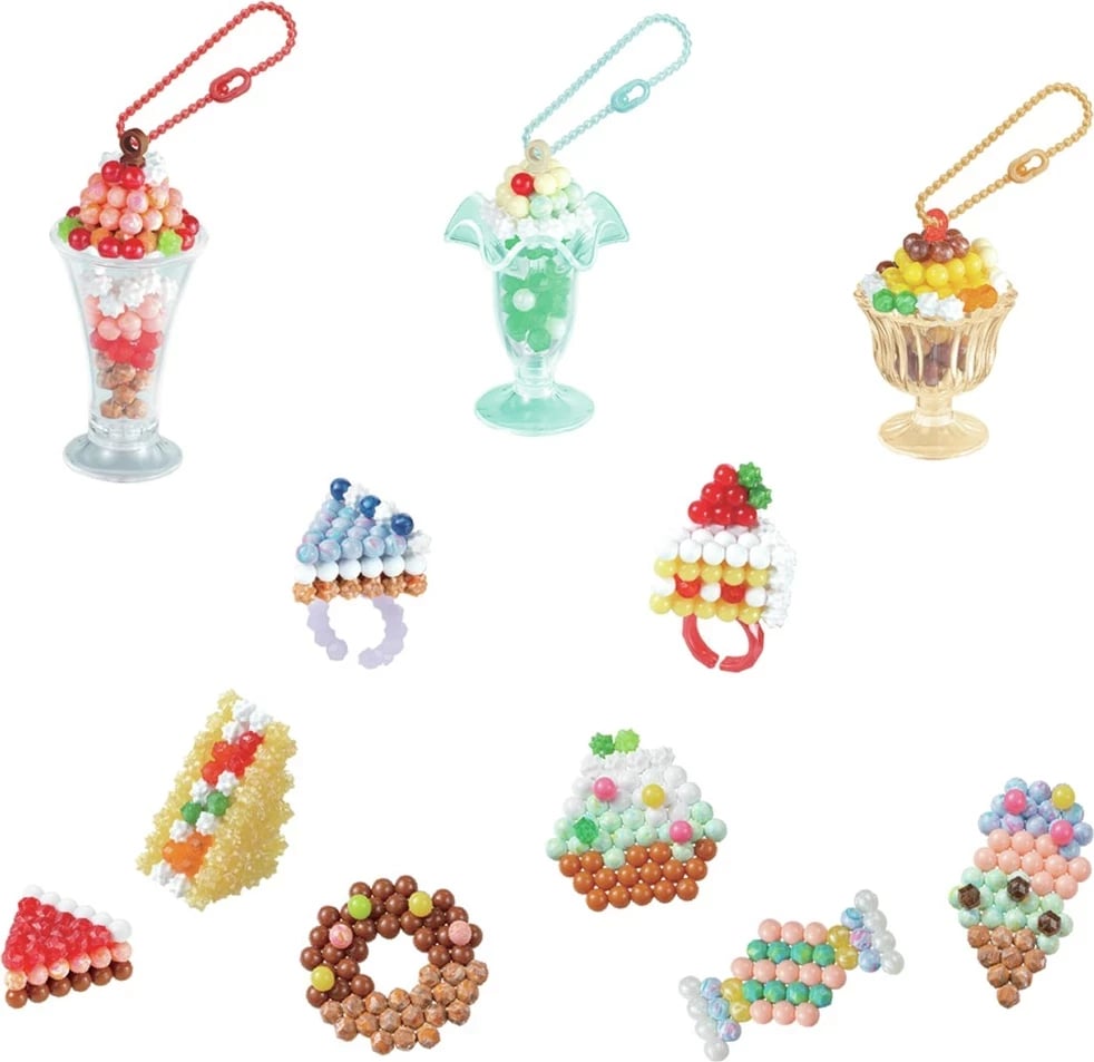 Set aksesorësh Aquabeads Sundaes & Sweets, shumëngjyrësh, 4 copë