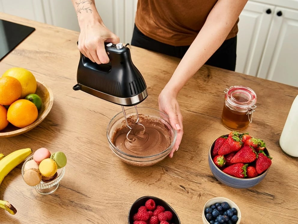 Mikser dore, Lafe, Mix&Store LAFMIX47473, 500W, 5 shpejtësi, turbo, me 2 lloje shtesash dhe kuti ruajtëse, e zezë