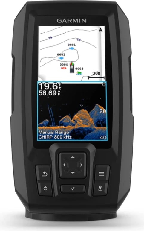 Fishfinder me GT20-TM transducer Garmin STRIKER™ Vivid 4cv