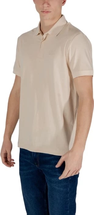 Polo për meshkuj Ea7, beige