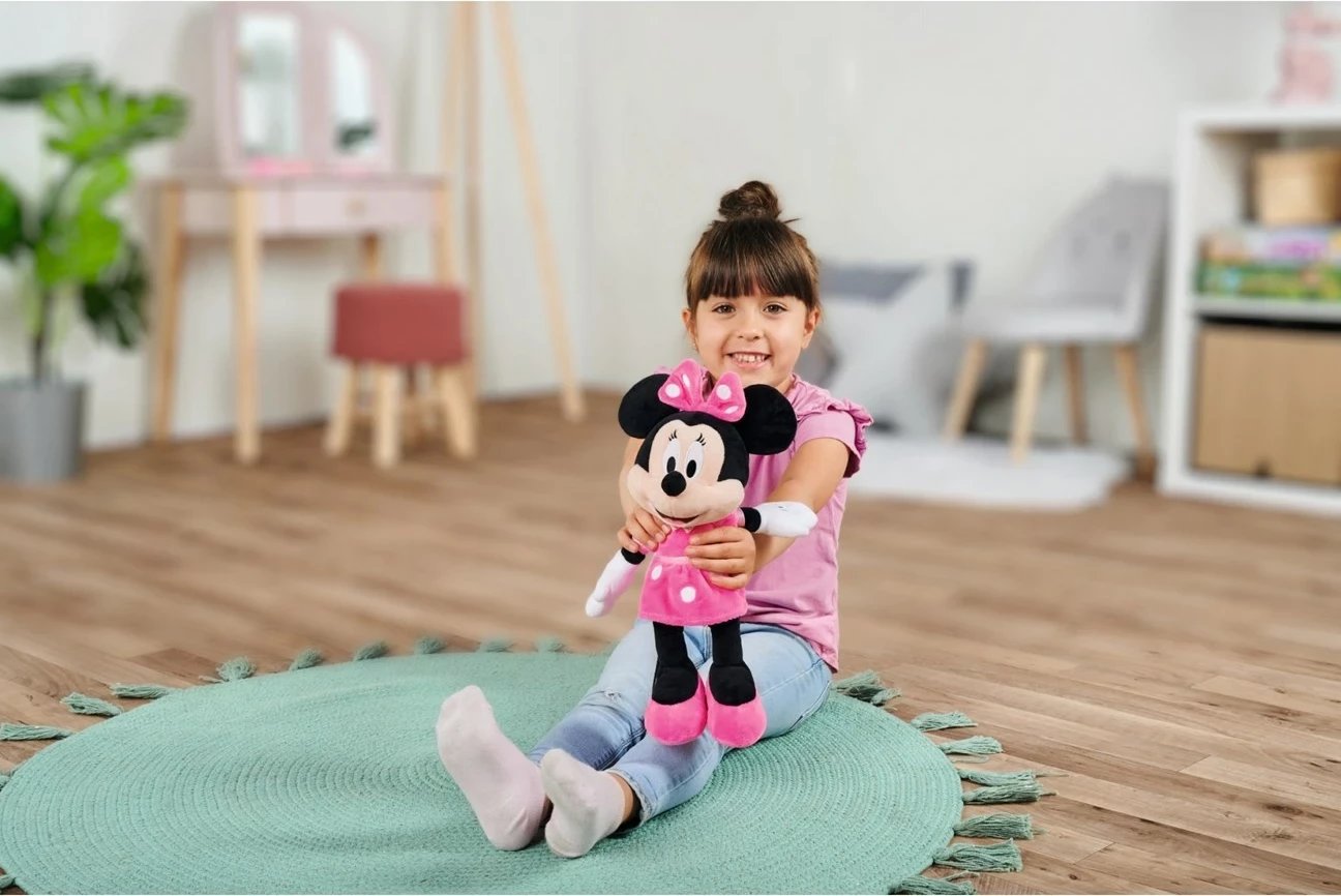 Lodër pellushi Simba Disney Minnie, 35cm, Rozë