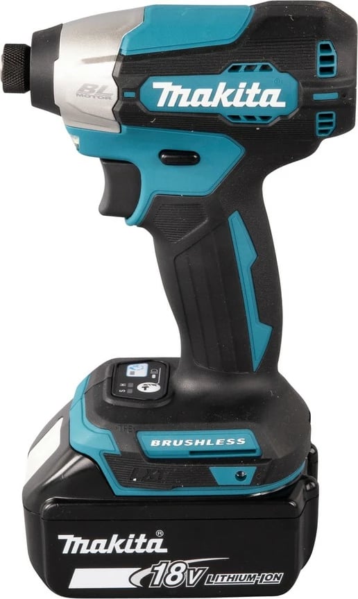 Çelës goditës Makita DTD157Z, brushless, 18V, 1/4", 3000 RPM, zi/gjelbër