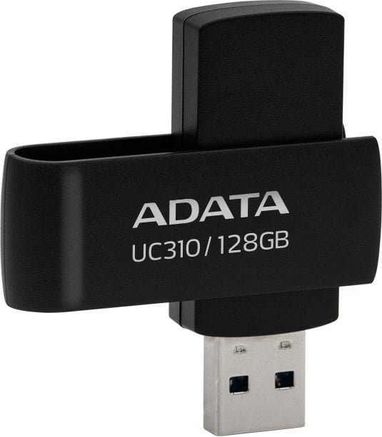 Pendrive Adata UC310, 128GB, USB 3.2, e zezë