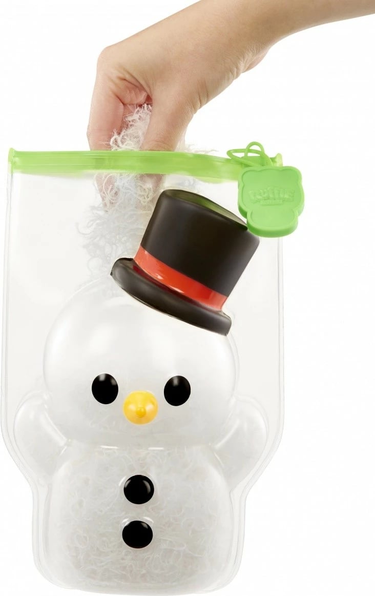 Lodër pelushi Fluffie Stuffiez Snowman, 10", multikolor