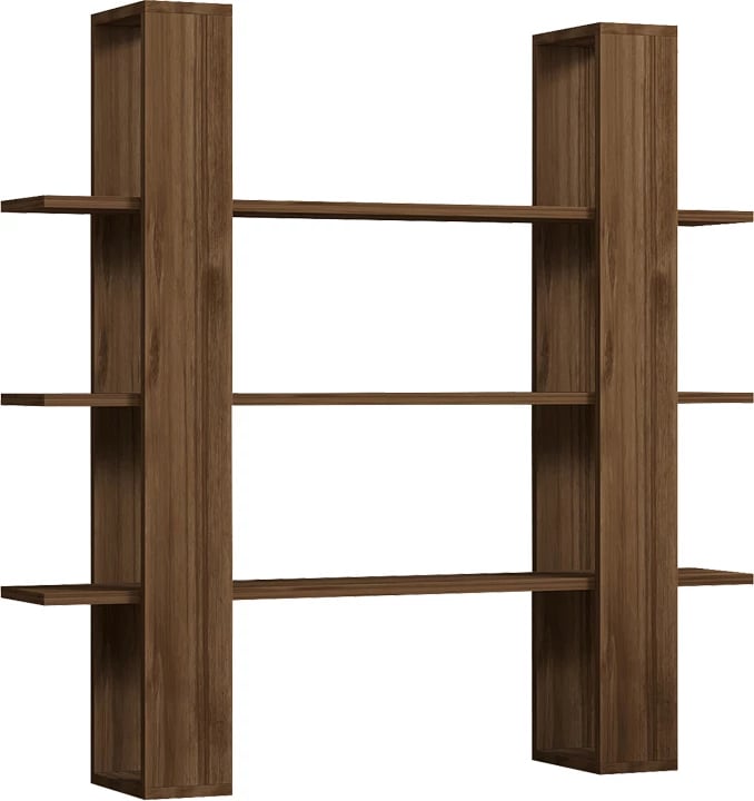Raft librash Yotek, ngjyrë arre, 120x23x120cm