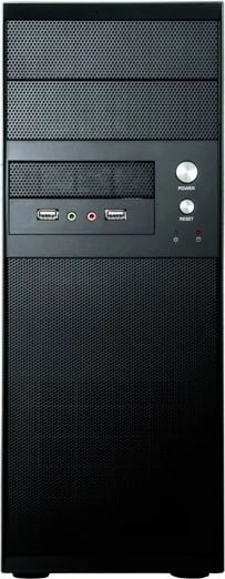 Kasë Chieftec CQ-01B-U3-OP, Midi Tower, PC, ATX, micro ATX, e zezë