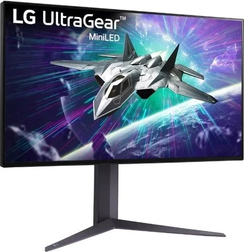 Monitor LG 27GR95UM, 27", Mini LED, Nano IPS, 4K, 1ms, 160Hz, HDR, e zezë