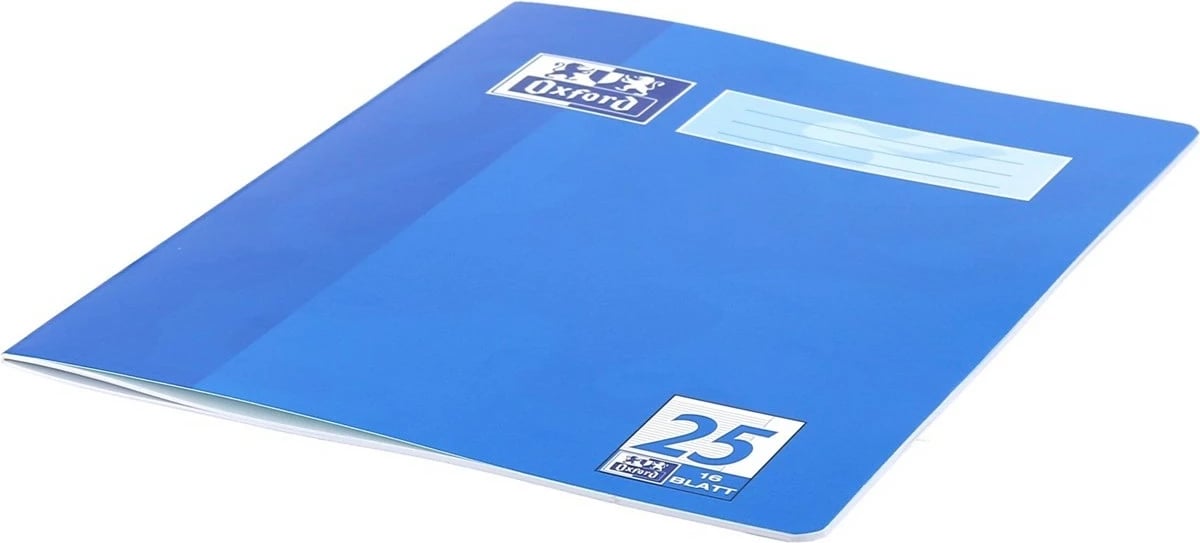 Fletore OXFORD 100050311, A4, 16 fletë, 90g/m², e kaltër