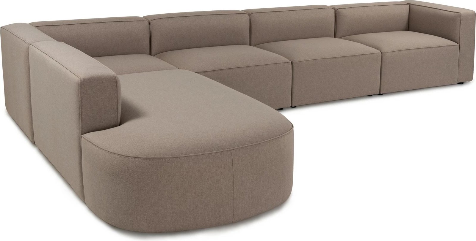 Këndare Atelier del Sofa, Mora (X-Oval-L1-O1-O1-R1), ngjyrë kafe e çelët