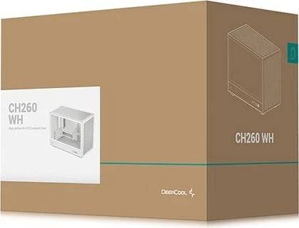Kasë DEEPCOOL CH260 Micro Tower, e bardhë