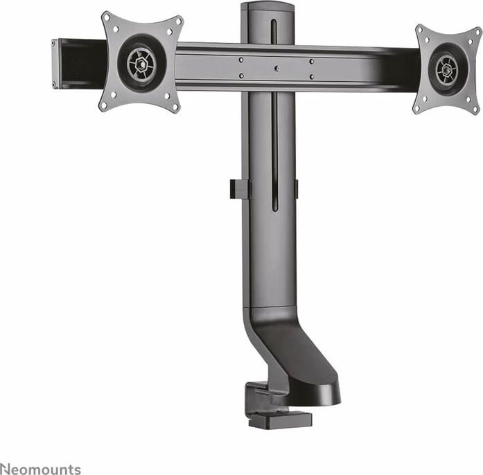 Mbajtës tavoline për dy monitorë Neomounts FPMA-D860DBLACK, i zi