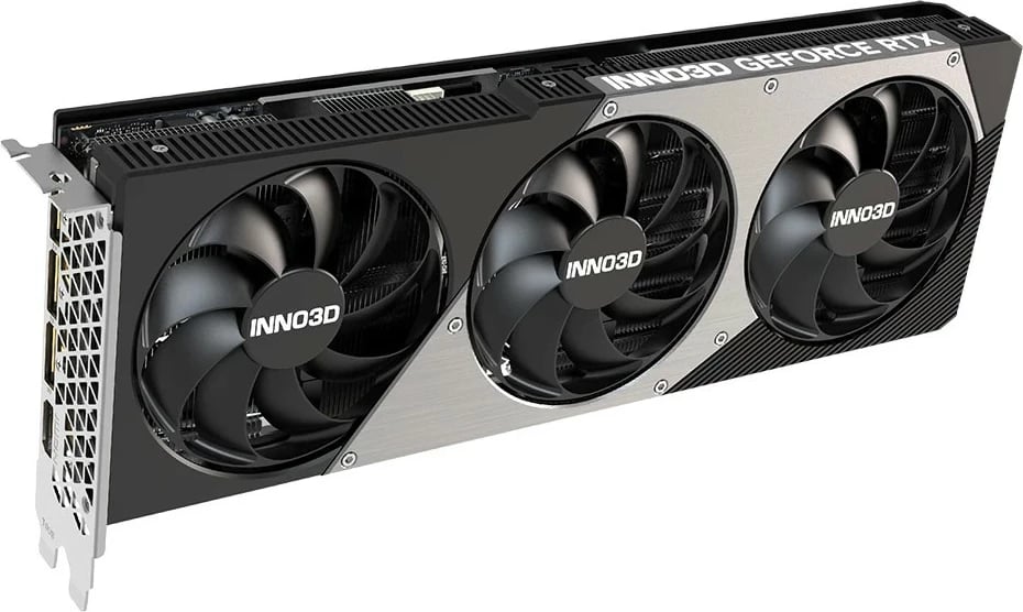 Kartelë grafike Inno3D GeForce RTX 5070 Ti X3 OC, 16 GB, GDDR7, PCI Express 5.0, e zezë dhe gri