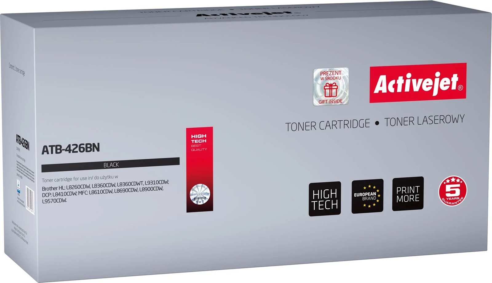 Toner Activejet ATB-426BN për Brother TN-426BK, Zi