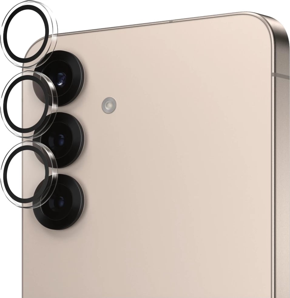 Mbrojtës xhami PanzerGlass Hoops për lente kamerë, për Samsung Galaxy S25+, Transparent