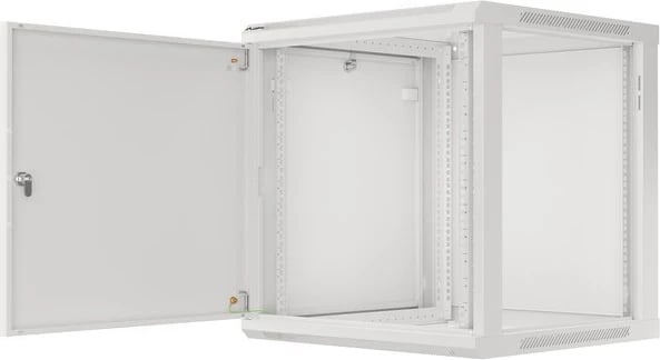 Kabinet për server Lanberg WF01-6612-00S, 19", (600x600x645.70mm), i bardhë