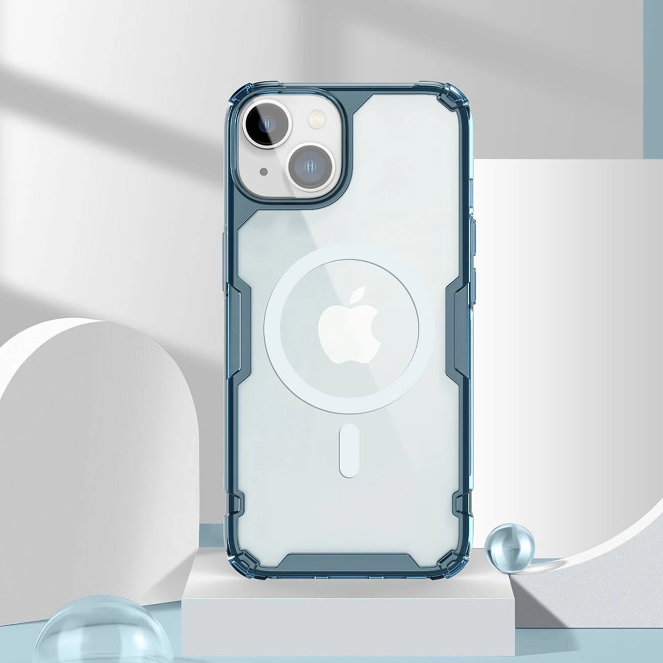 Mbështjellës Nillkin Nature Pro për iPhone 14 Plus, MagSafe, Transparent/Blé